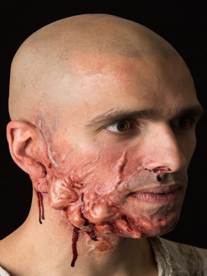 Alien Parasite Silicone Prosthetic