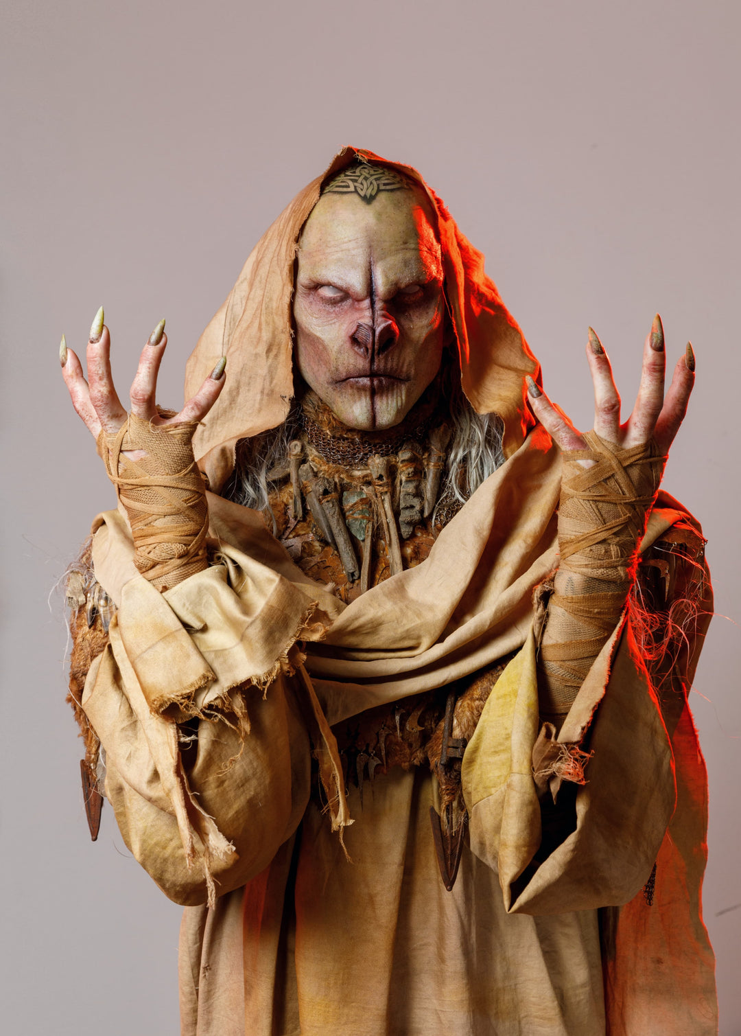 Goblin Face Silicone Prosthetic