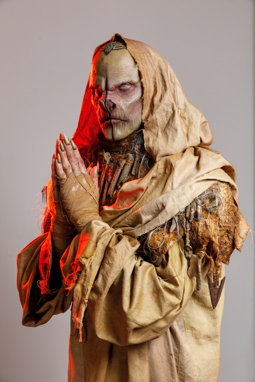 Goblin Face Silicone Prosthetic