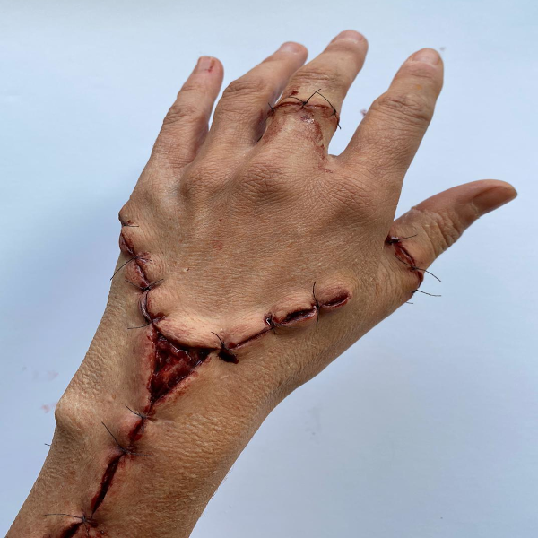 Stitched Wound Set / Trauma / Casualty Sim / Latex Free / Makeup - MonsterFX